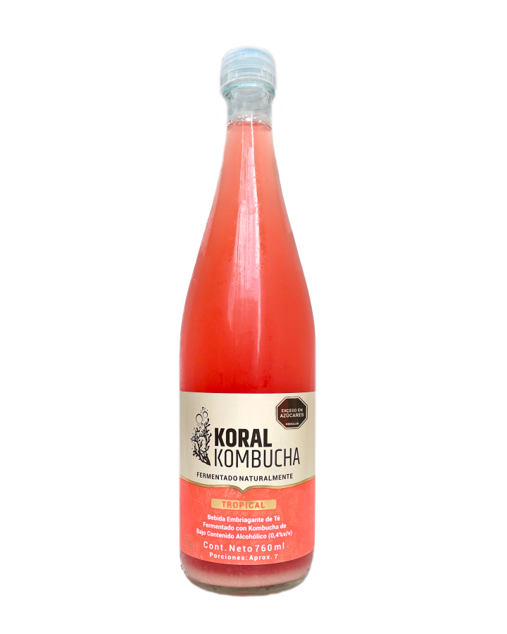 Caja de kombucha Tropical 760ml